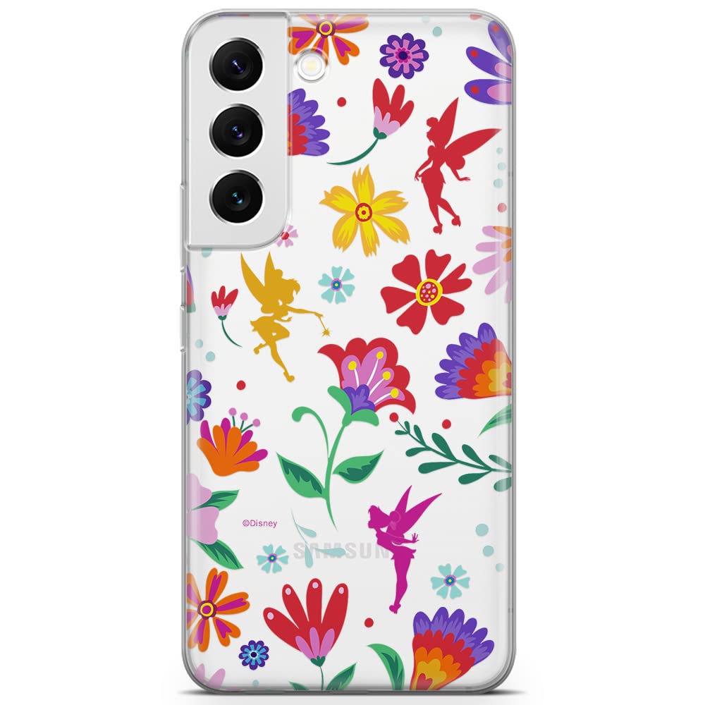 ERT GROUP mobile phone case for Samsung S22 original and officially Licensed Disney pattern Tinker Bell 001 optimally adapted to the shape of the mobile phone, partially transparent