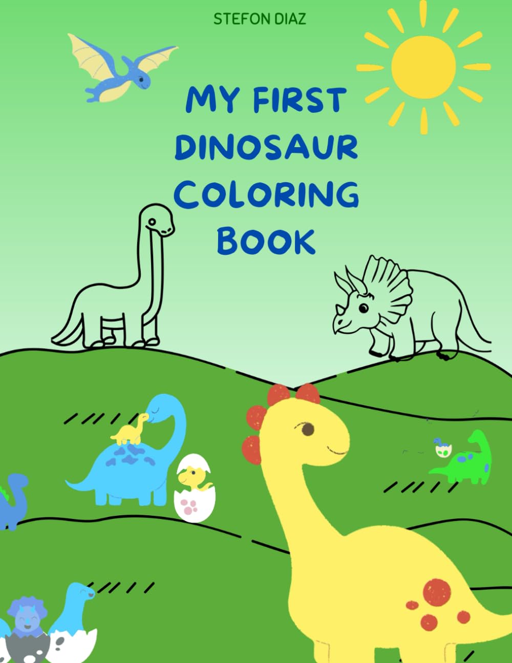 My First Dinosaur coloring book