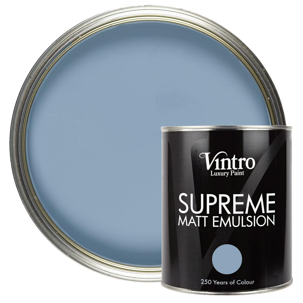 Buy Vintro Luxury Matt Emulsion Blue Smooth Chalky Finish Multi