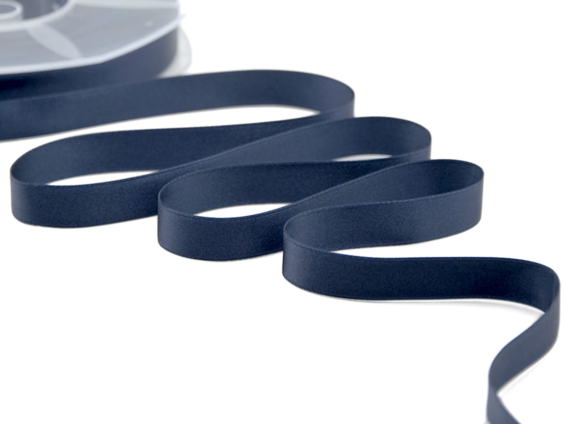 Furlanis - Ruban Satin Double Face, Tissu Italien - Bleu Ciel, 3 Mm X 50 M