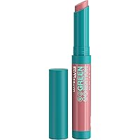 Vista 1 de Maybelline Green Edition Balmy Lip Blush, formulado con aceite de mango, luz de luna, rosa nude, 1 unidad