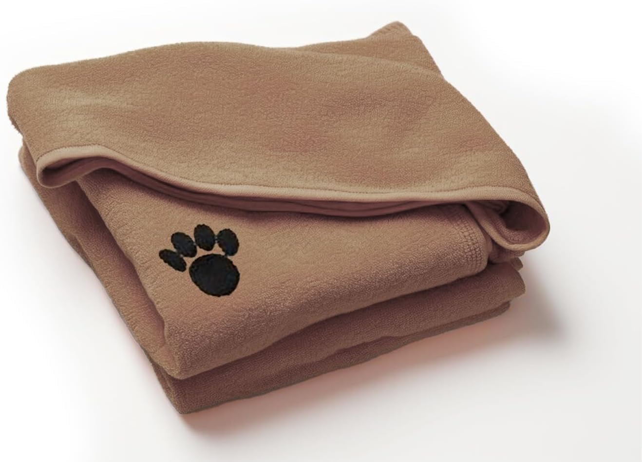 BristaDog Towel Super Absorbent & Soft Microfiber Pet Towels with Quick Drying Technology Great Personalised Bath Robe for All Dogs, Cats & Pets 90 X 60cm