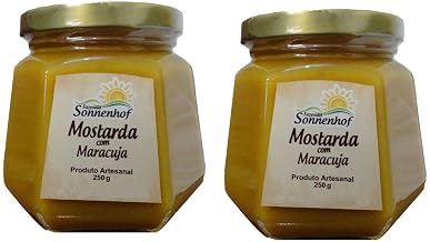 Kit com 2 Molho de Mostarda com Maracujá 250g - Fazenda Sonnenhof