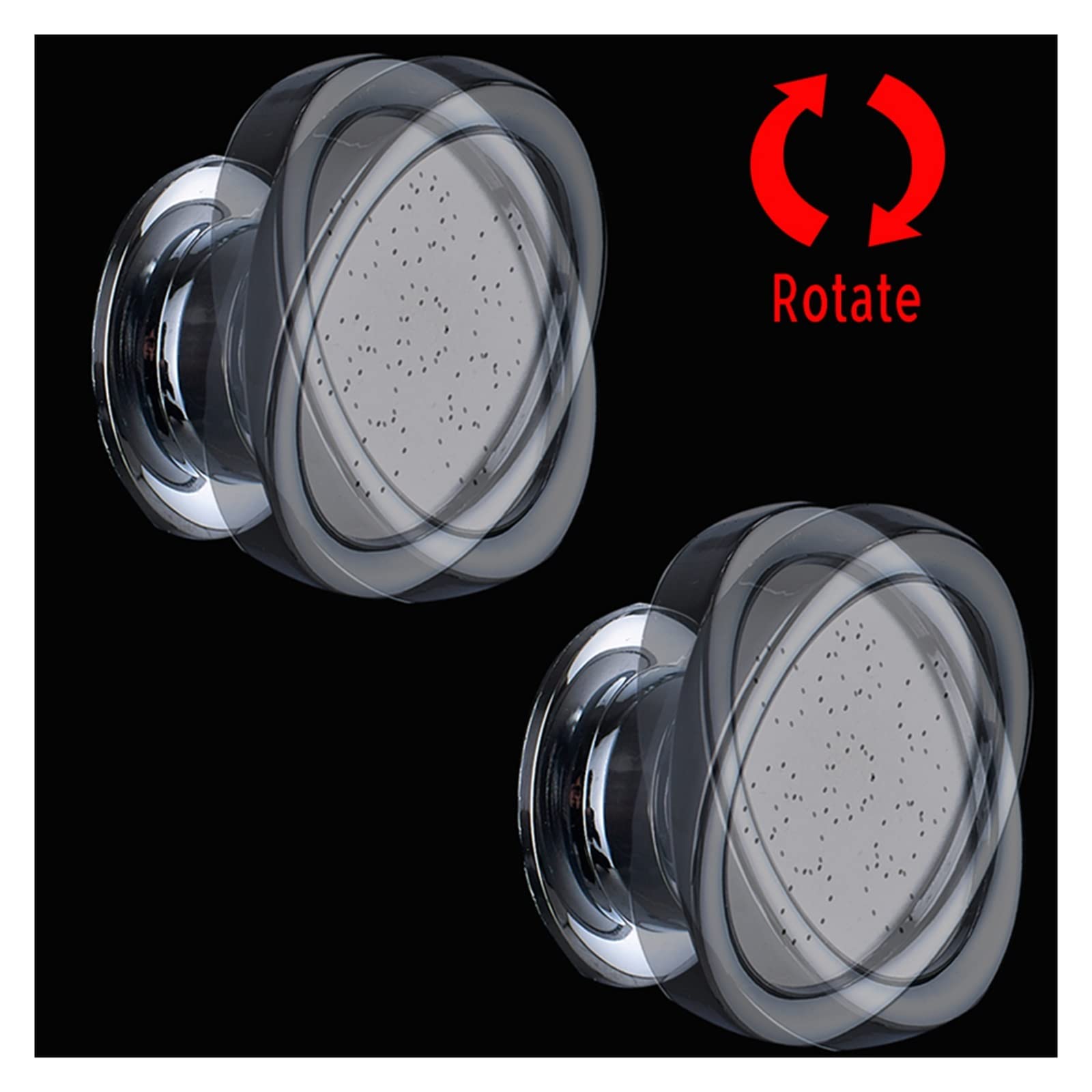 Pannello Doccia for Bagno a LED 6 modalità Colonna Doccia LCD Intelligente Sistemi for Vasca da Bagno con Cascata a Pioggia in Oro Rosa con Miscelatore a Getto massaggiante(Brushed Nickel 8007)