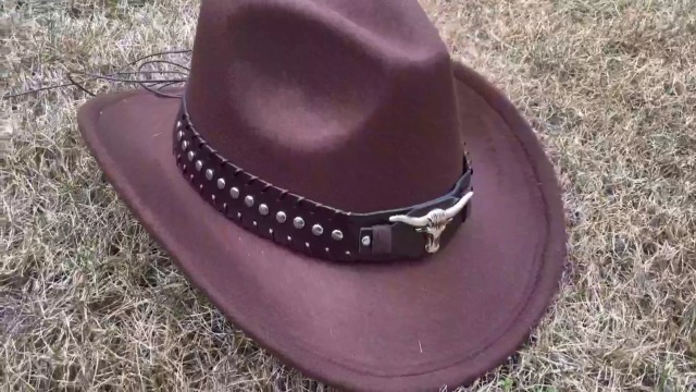 IFSUN Unisex Western Cowboy Hat Fur Felt Cowgirl Hats Wide  display picture 2