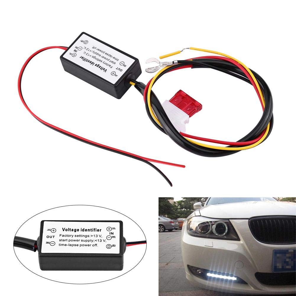 Kontroler DRL Auto Car LED światła do jazdy dziennej kontroler ściemniacz włącznik/wyłącznik światła do jazdy dziennej ściemniacz uprzęży przekaźnika