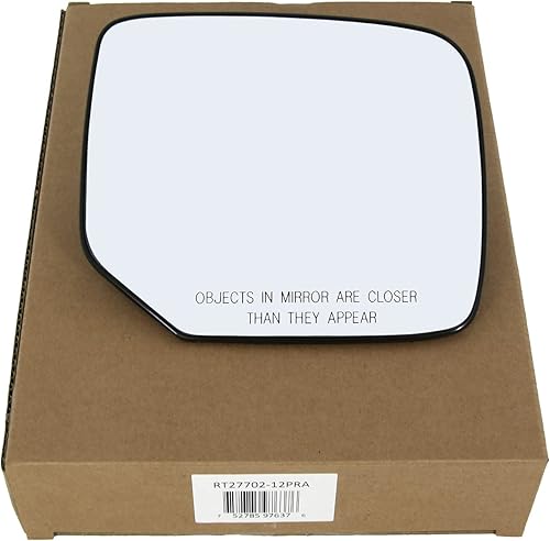 Miniatura 4 de Conjunto de cristal del espejo lateral derecho del pasajero con placa trasera de plástico calentada compatible con Honda Pilot 2009-2015