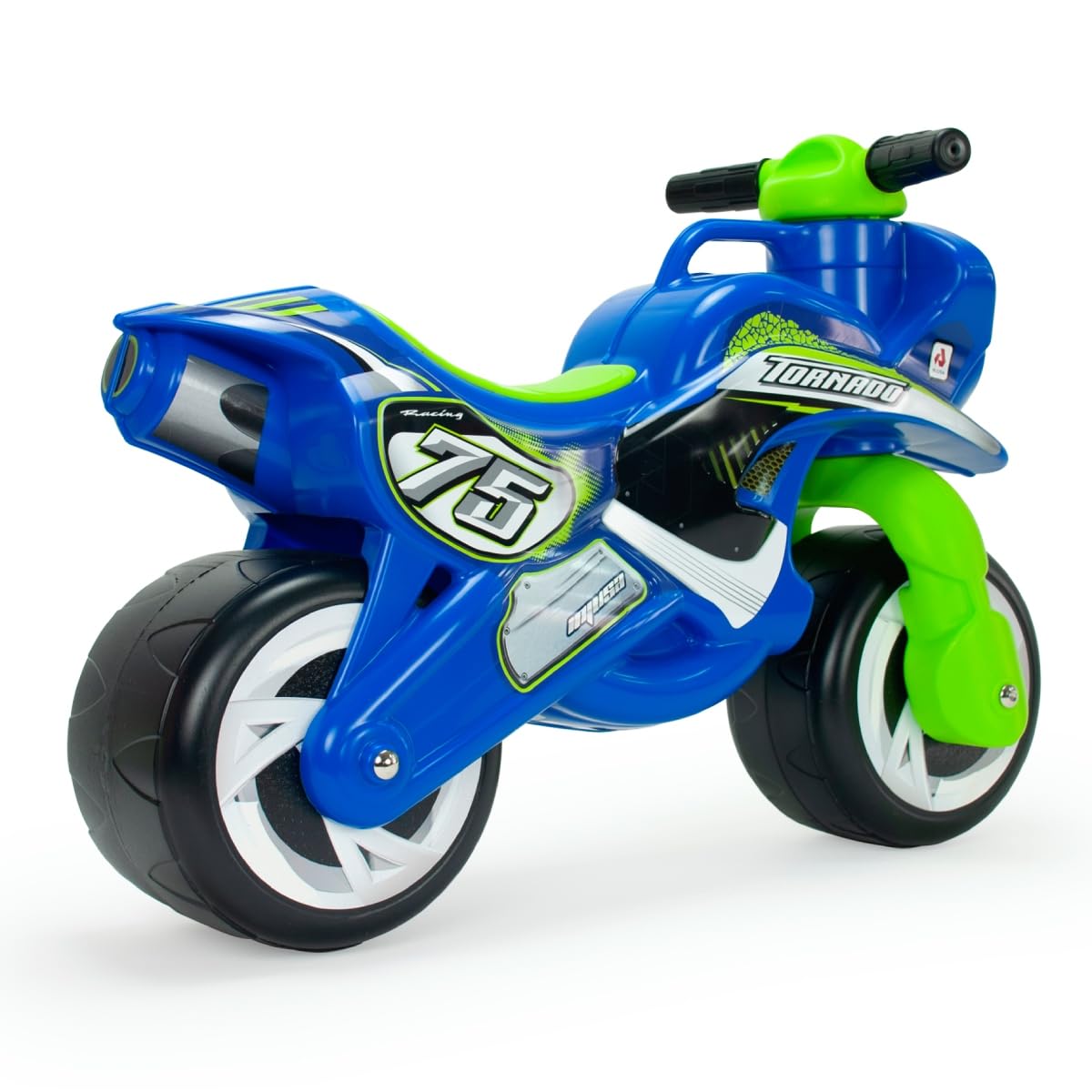 Jeździk Motocyklowy Dla Dzieci Tundra Tornado – Niebieski Motorek Biegowy Dla Dzieci Od 18 Miesięcy Do 3 Lat – Stabilny, Lekki i Ergonomiczny – Wyprodukowano w Hiszpanii - INJUSA