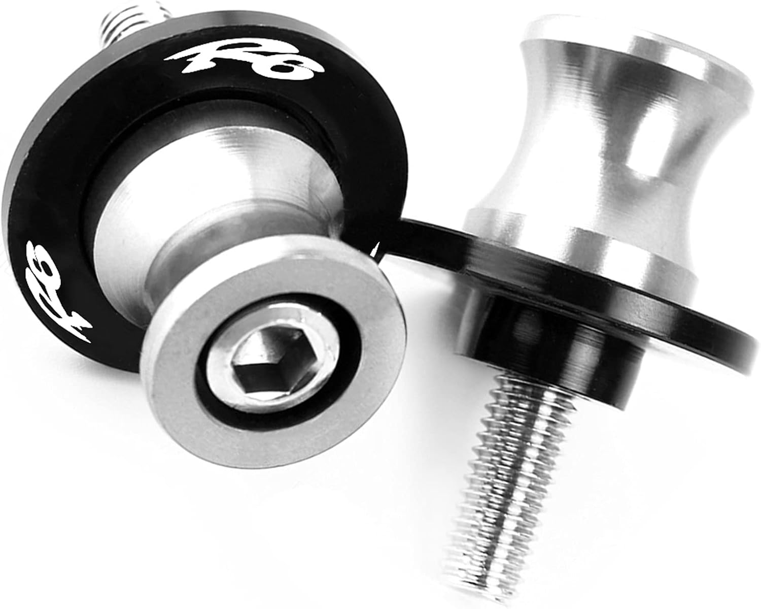 for Yamaha YZFR6 1999-2016 Motorcycle CNC Swingarm Sliders Spools Paddock Stand Swing Arm Fall Protection