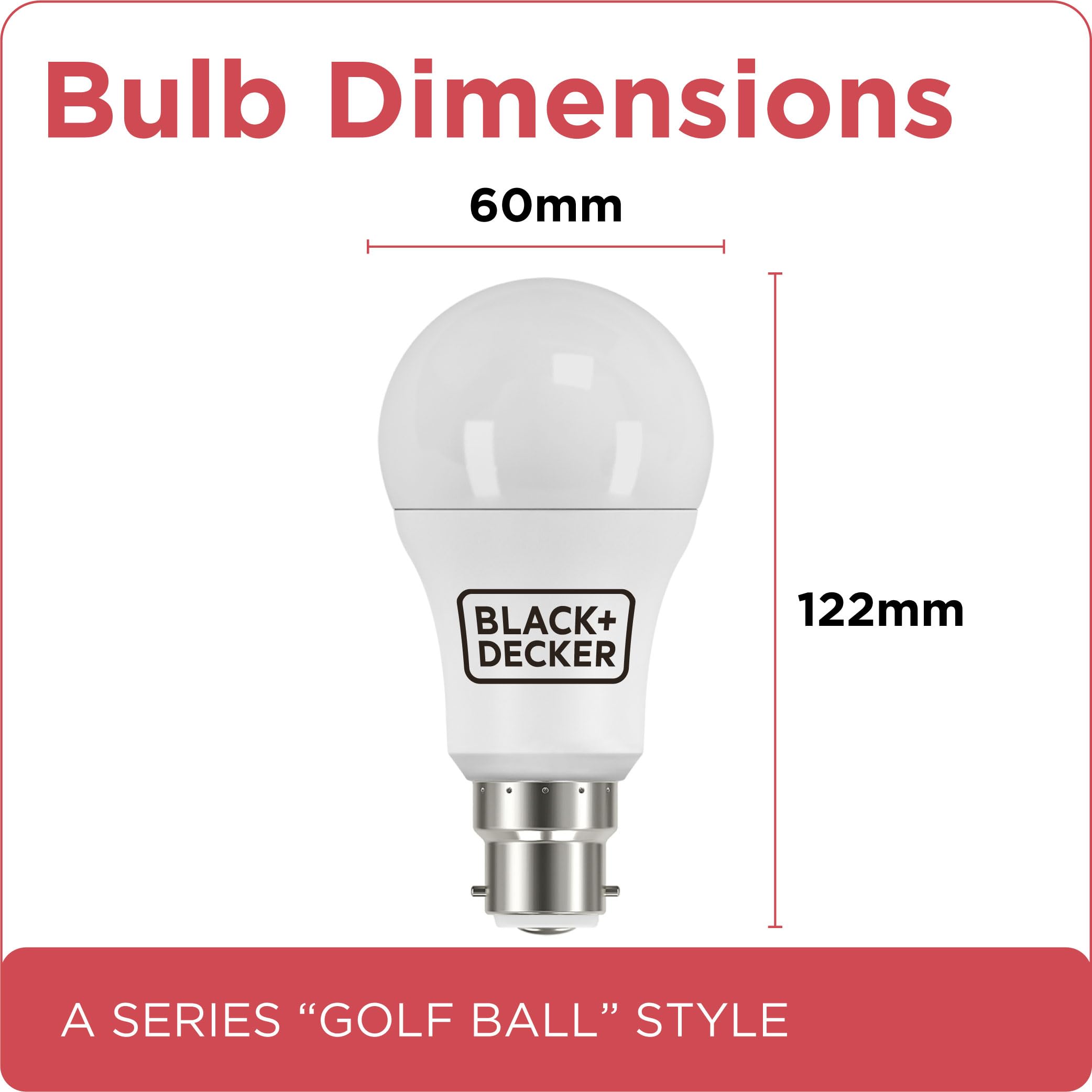 BLACK+DECKER®, LED GLS Lightbulbs - Image 2