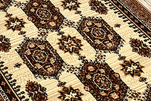 Alfombra de Pasillo BCF ZEGARY Beige para Proteger Suelos de Pasillos Largos 7