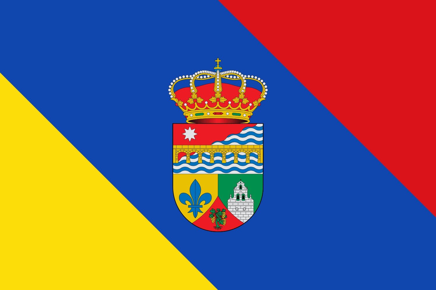 Drapeau Venialbo Zamora en tissu haute densité aux finitions héraldiques