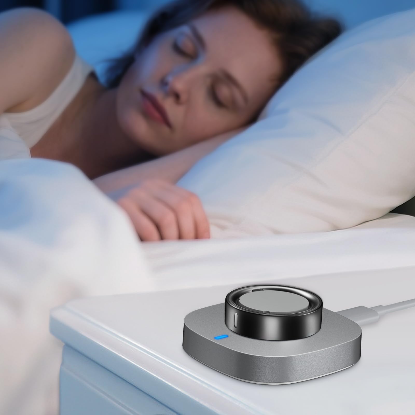 ZOOROO Chargeur compatible avec Oura Ring Gen 4/Oura Ring Gen 4 Ceramic Taille 13, Station de charge rapide avec câble USB-C