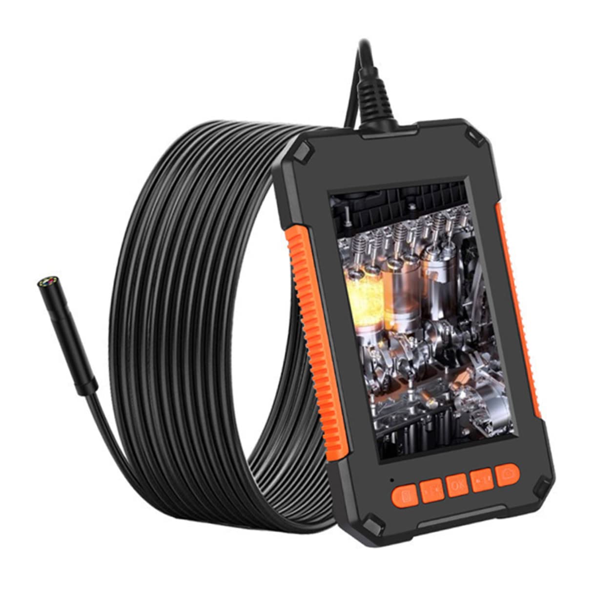 1pc Inspection Camera Cable Flexible Borescope for Automotive and Pipeline Use Handheld Led Lights for Enhanced Visibility