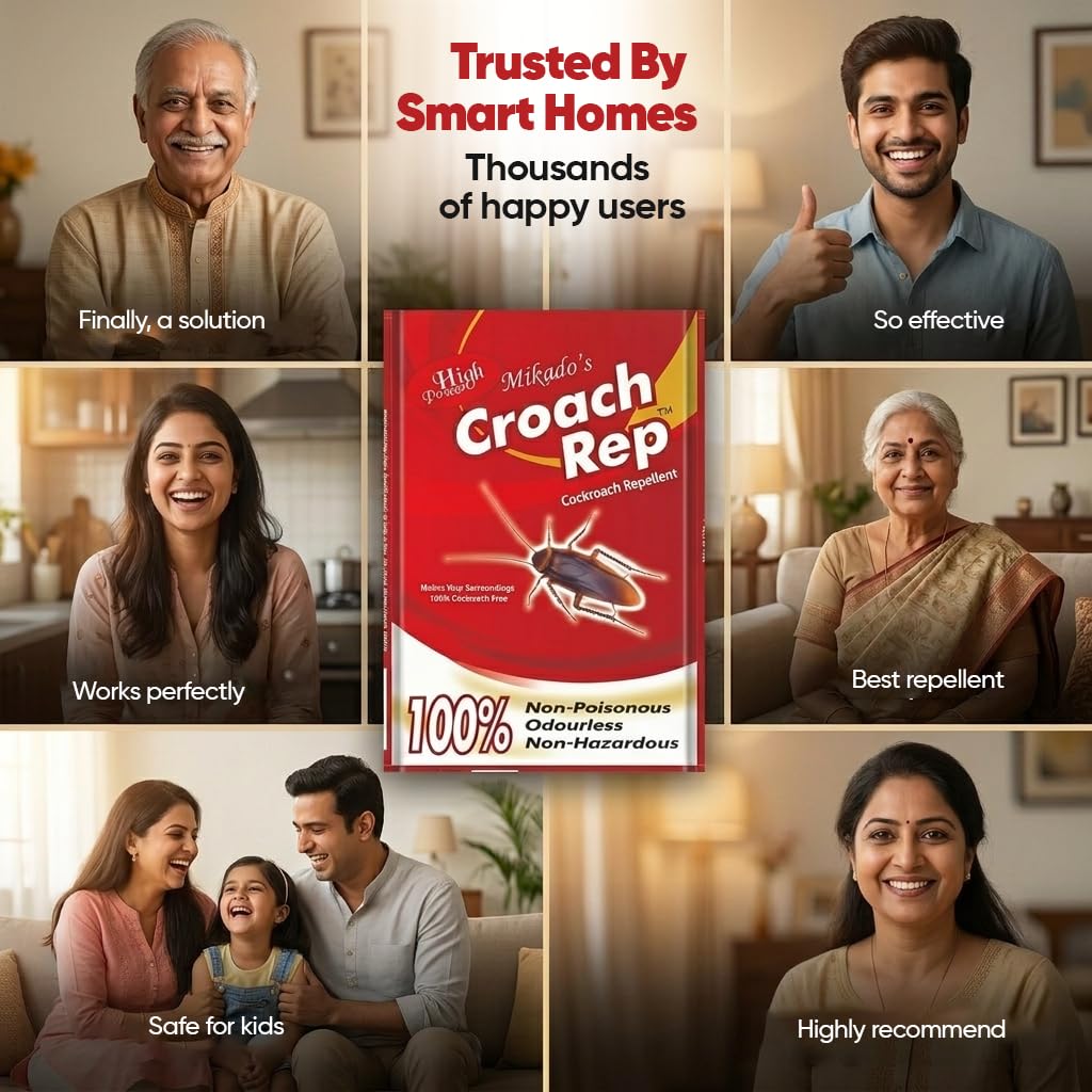 Mikado’s Cockroach Repellent - Safe & Effective -4