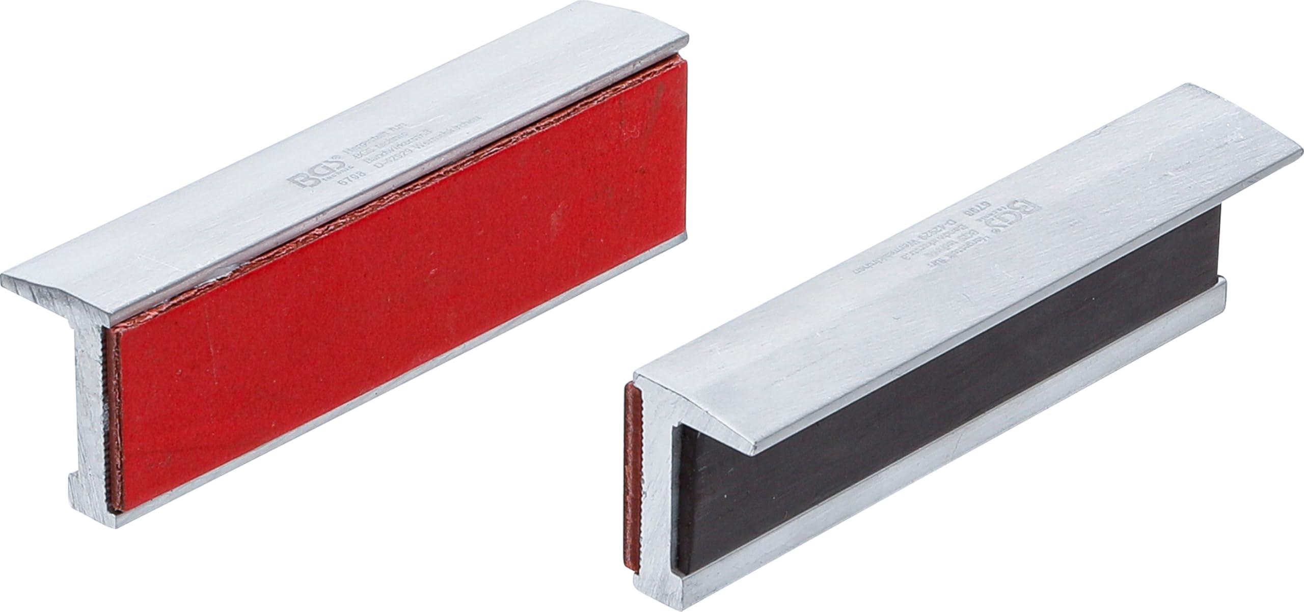 BGS Coppia copriganasce per morsa da banco alluminio larghezza 100 mm 2 pz