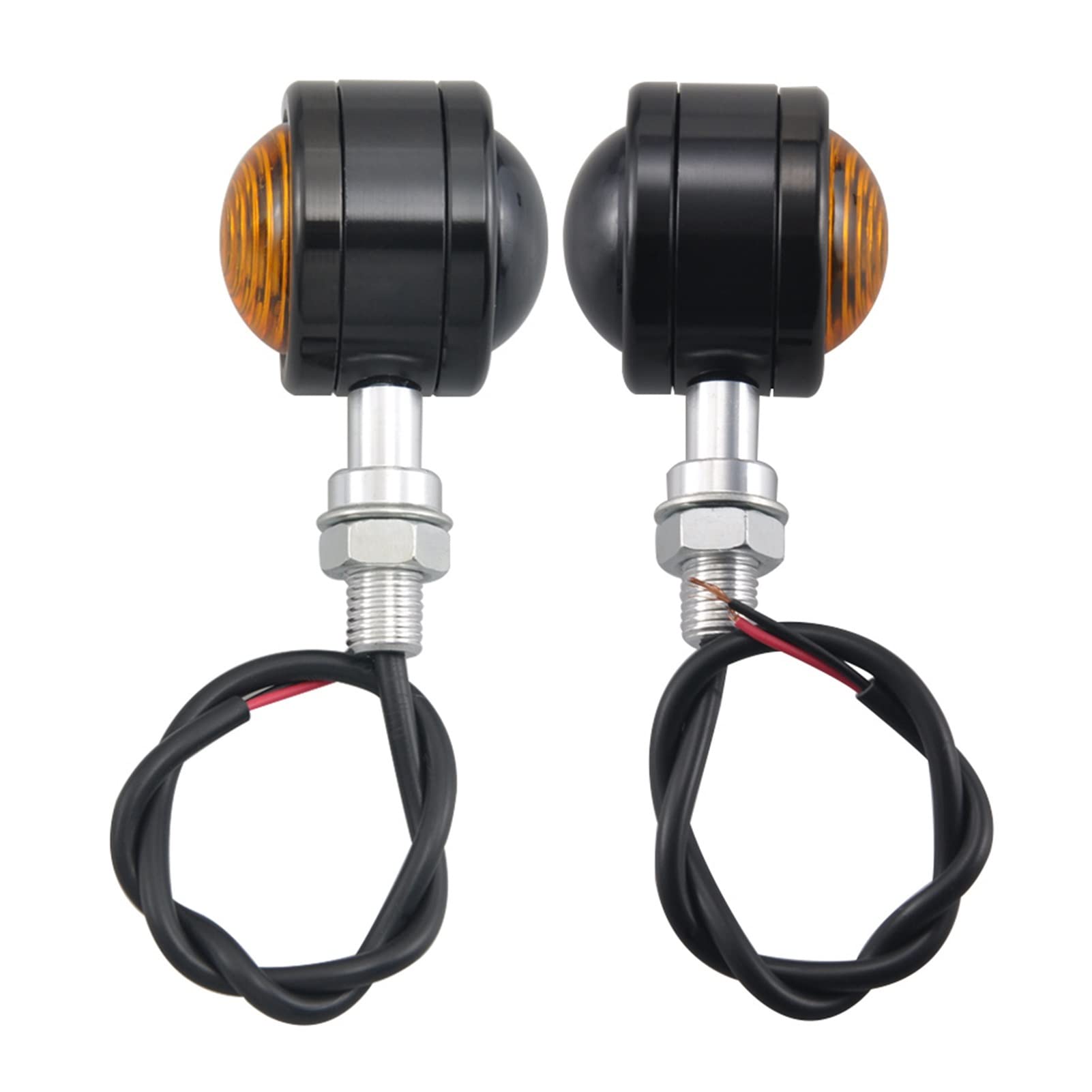 Clignotant moto double lentille pour résoudre le manque de visibilité des customs