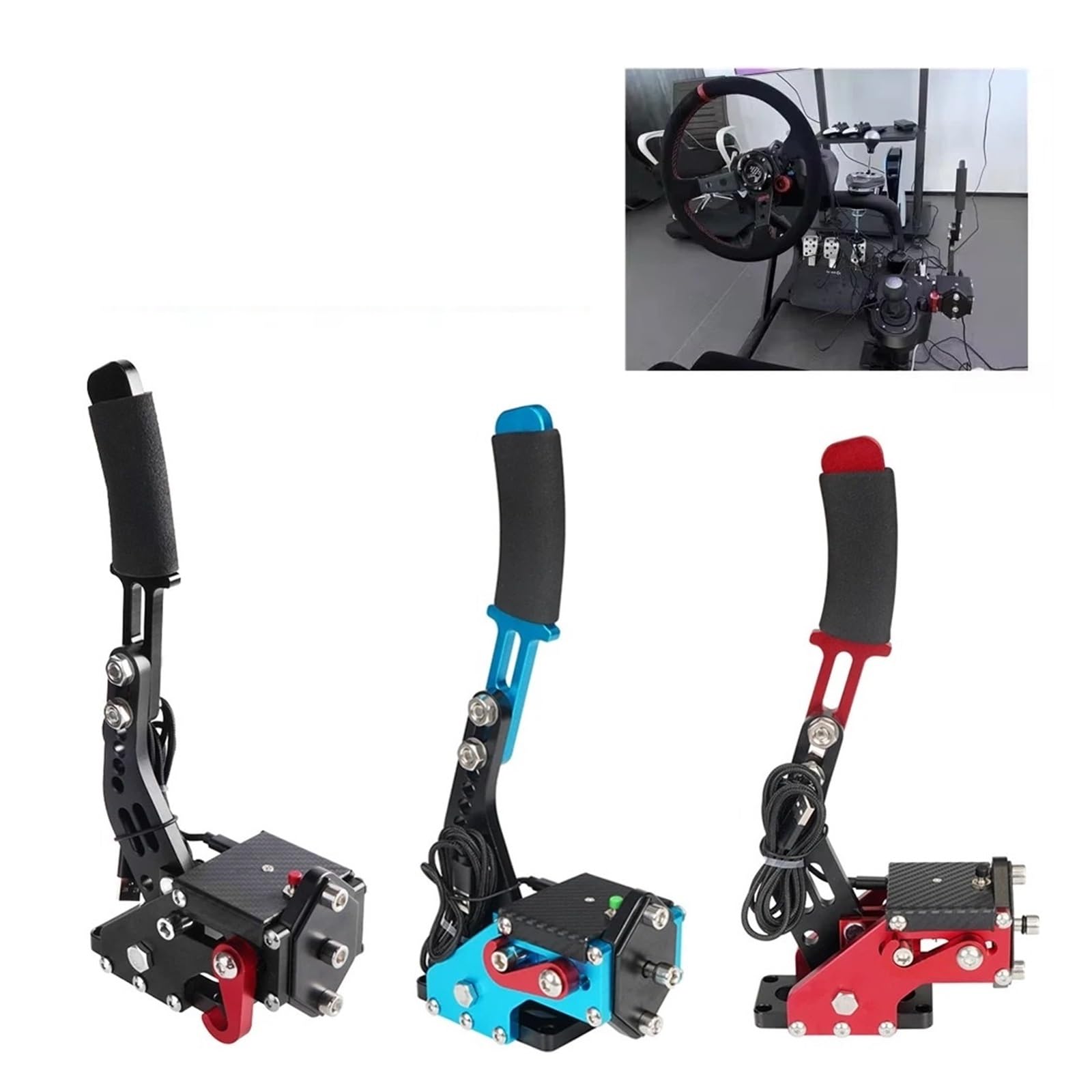Parkbremse Handbremse PS4/PS5 Nur Unterstützung Für Logitech G29 T300, XBOX1 XSS XSX Unterstützung G920, PC Universal SIM Racing Dirt Rally Horizon Games Feststellbremsaktuator(D)
