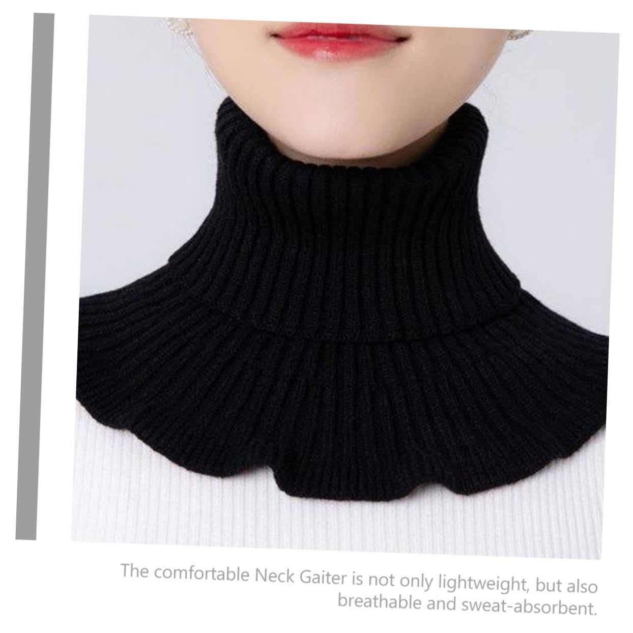 GALPADA 3piezas Gaiter De Cuello De Invierno Para Mujeres De Cuello Reutilizable y Portátil Para Actividades Senderismo y