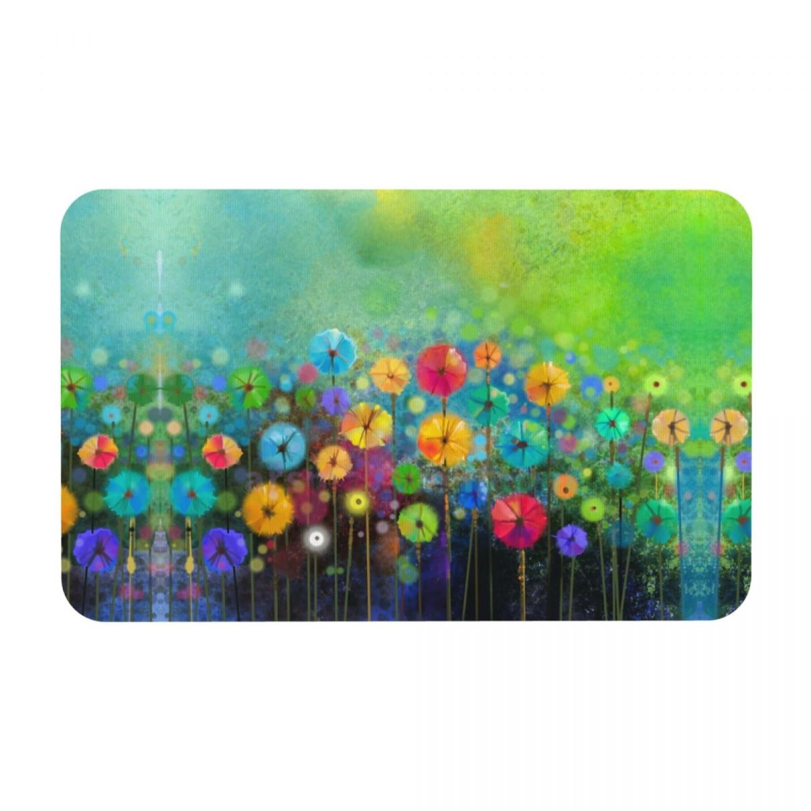Tapis de bain absorbant pour sol glissant et décoration de douche