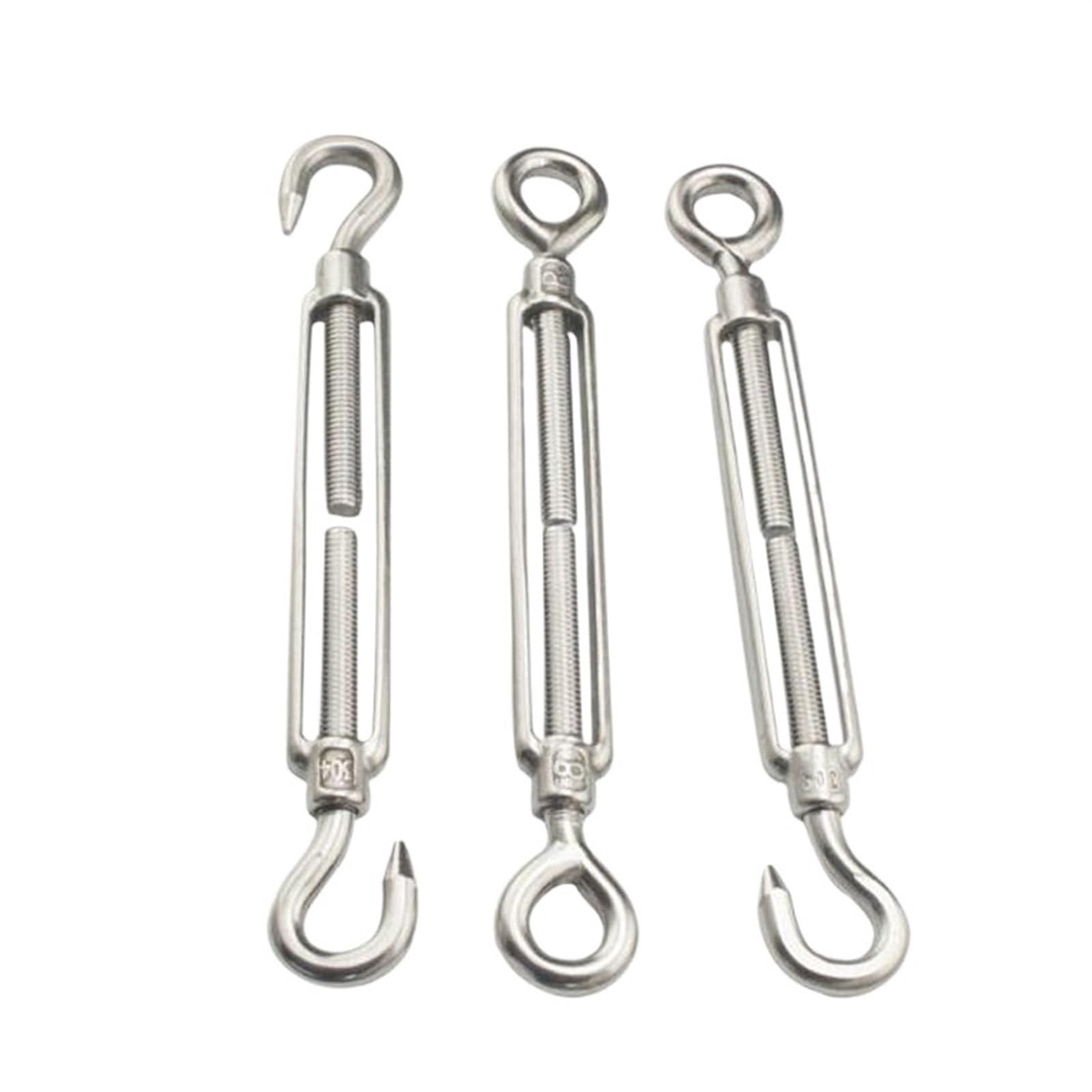 Tenditore a Vite per Cavi, Vite for sartiame a Catena con Occhiello for tenditore in Acciaio Inossidabile for Barche M4-M10(M10)