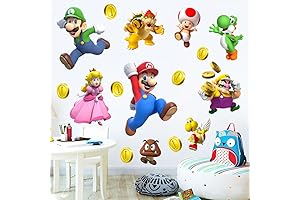 Mario Wall Decals: Vibrant Décor for Kids' Adventures