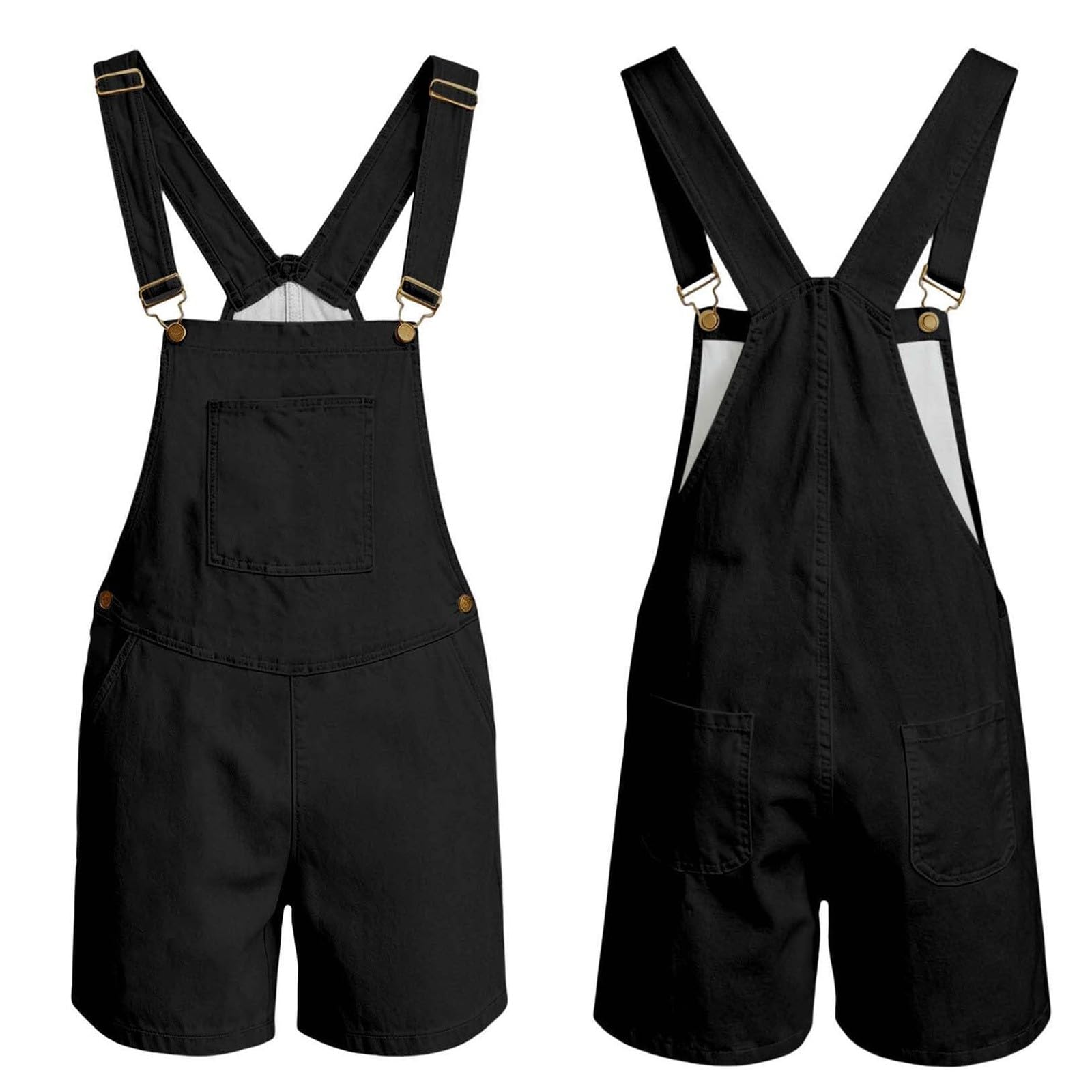 Peto para hombre vaquero corto: pantalones de trabajo de algodón ropa