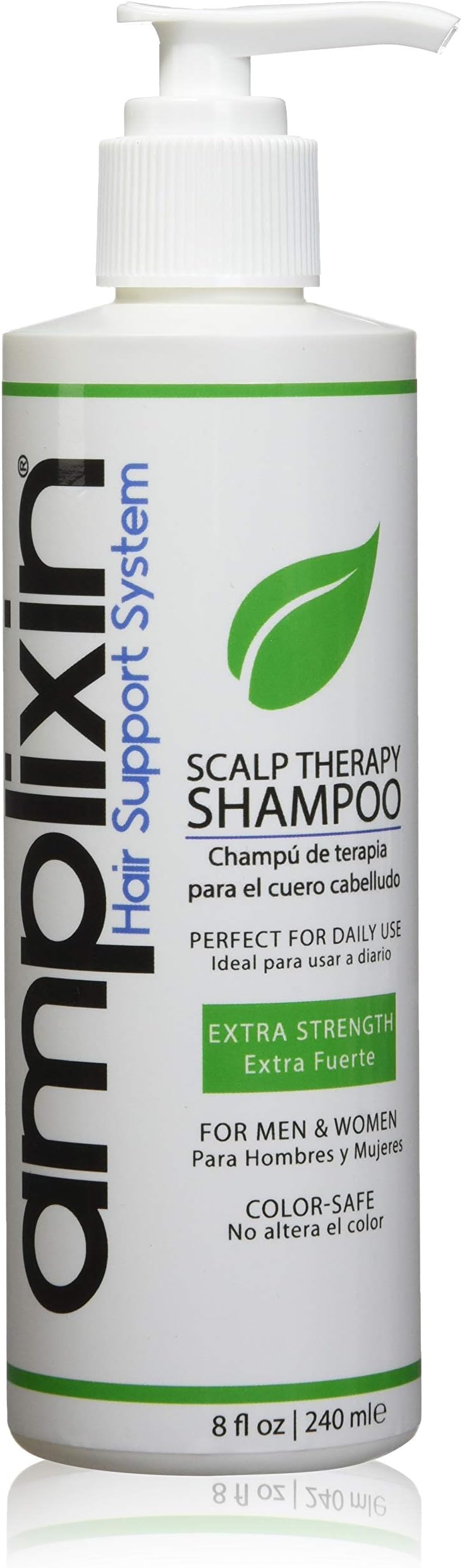 Amplixin Scalp Therapy Shampoo With Caffeine And Tea Tree Oil For Dry, Flaky Scalp, 8 Oz