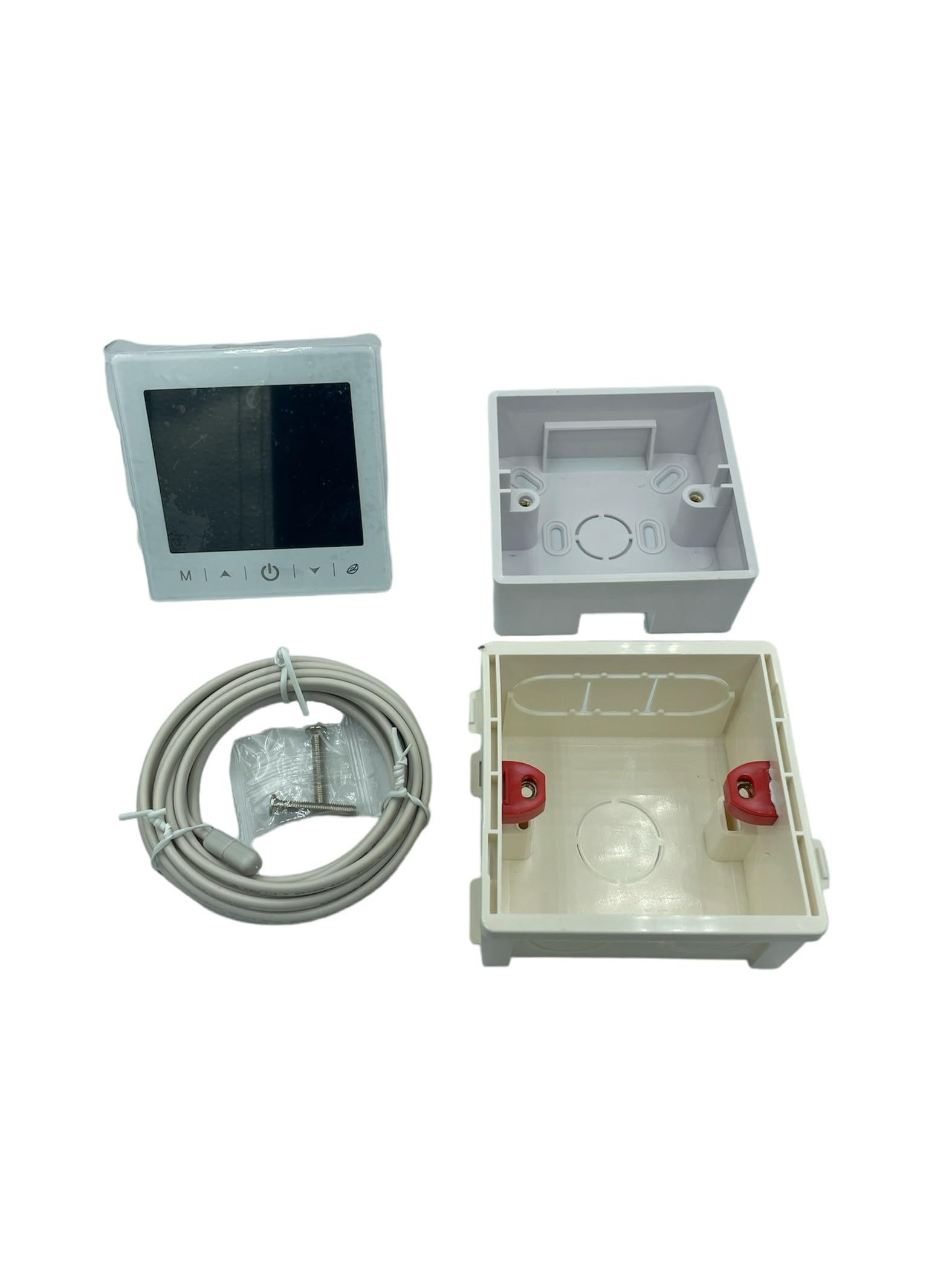 Cronotermostato WiFi HM per Caldaia e Riscaldamento – Controllo da Smartphone, Alexa Google, Programmazione Smart, Installazione 502 Incasso o Parete, Display LCD, Risparmio Energetico