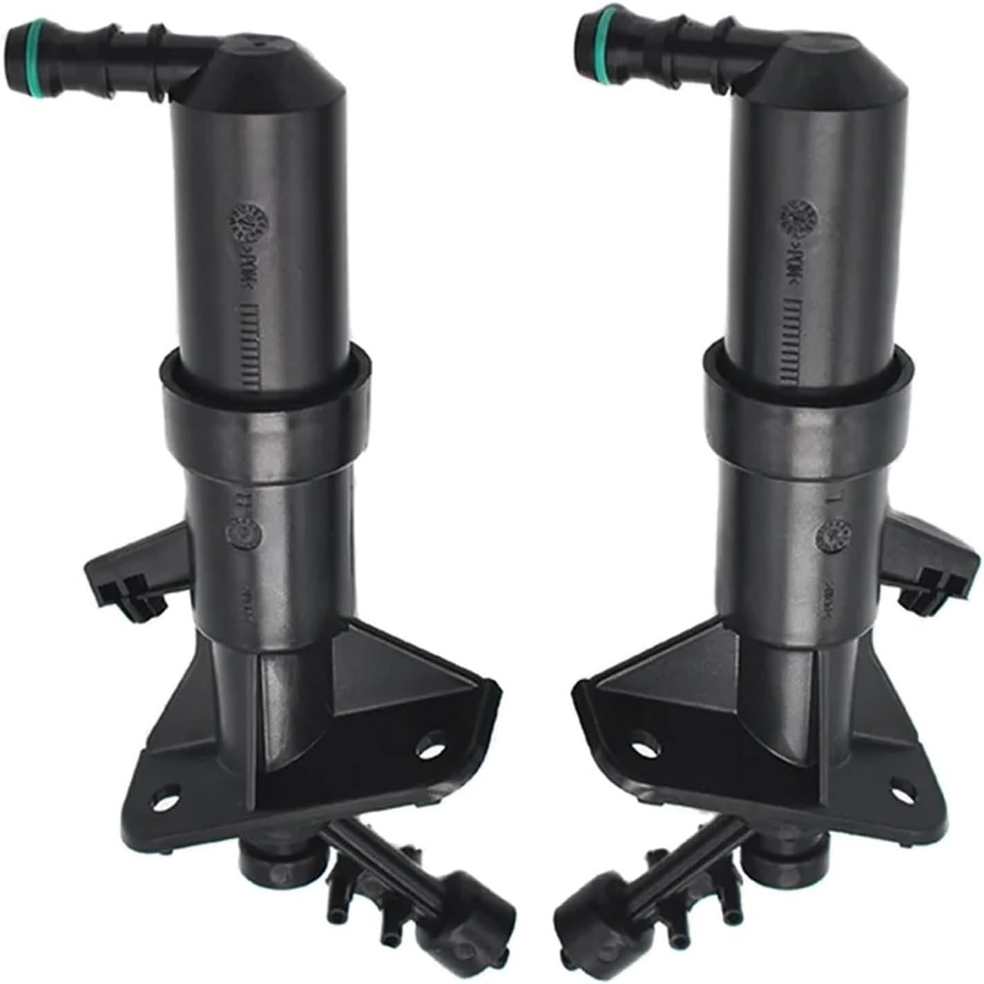 Car Headlight Washer Cap for Passat CC 2009 2010 2011 2012 2 Pieces Headlight Washer Nozzle Assy Head Lamp Spray Jet Actuator 35D955103 35D955104