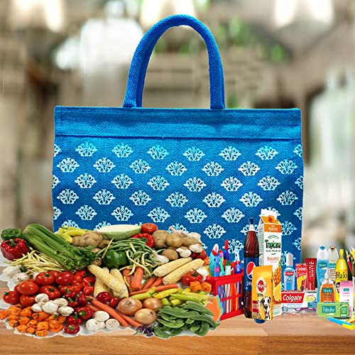 Buy Adheena enterprises Jute Shopping Bag With Zip For Womens & Girls