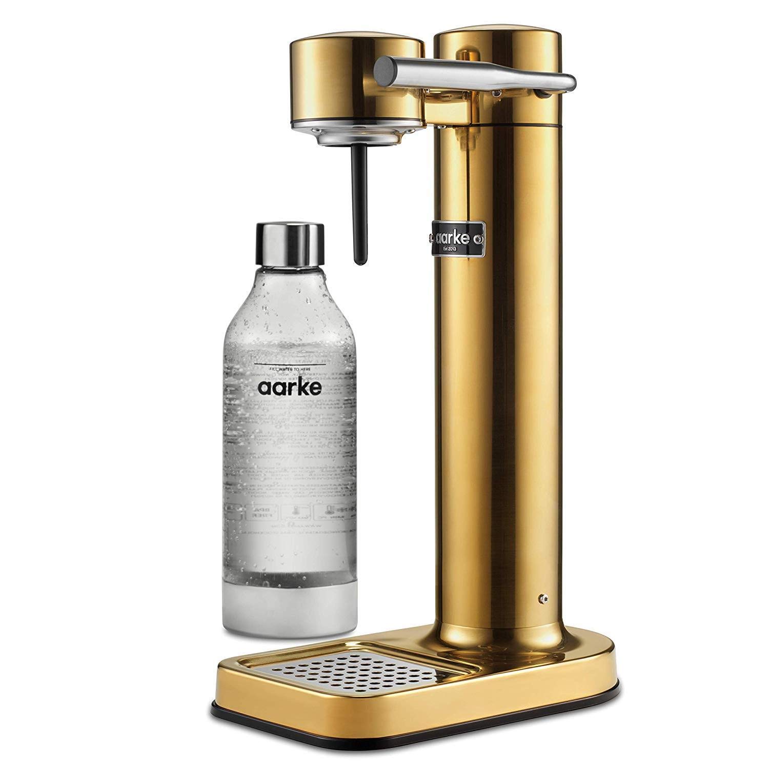 Aarke Carbonator II Premium Carbonator Sparkling Water Maker Brass