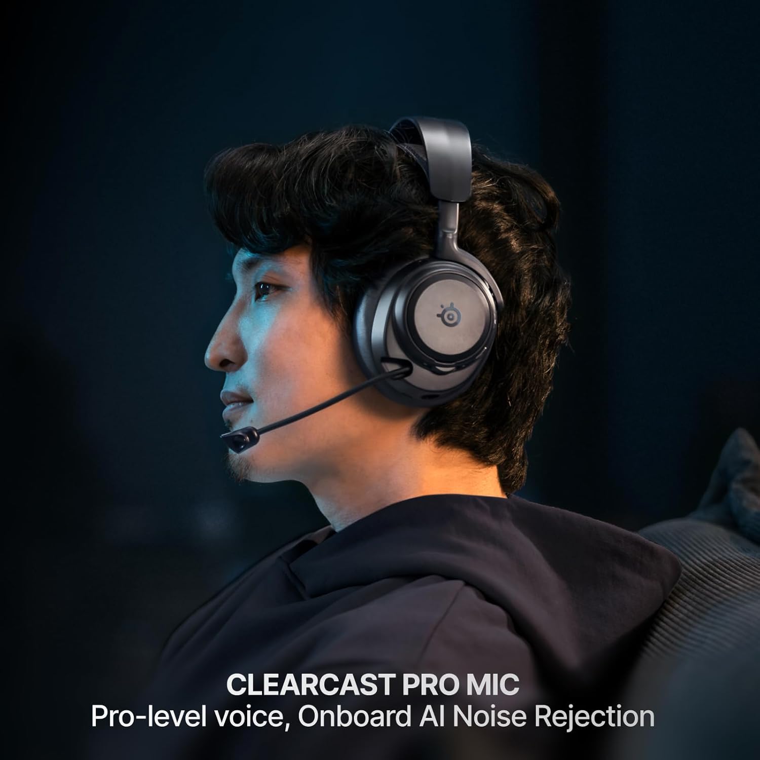 SteelSeries Arctis Nova Pro Omni - Hi-Res Wireless Gaming Headset, 96kHz/24bit, ANC, ClearCast Pro Mic, AI Noise Rejection, Mobile App, Mix 2.4GHz + BT, OmniPlay PC+PlayStation+Xbox - Graphite 5 61DNpfviTYL. AC SL1500
