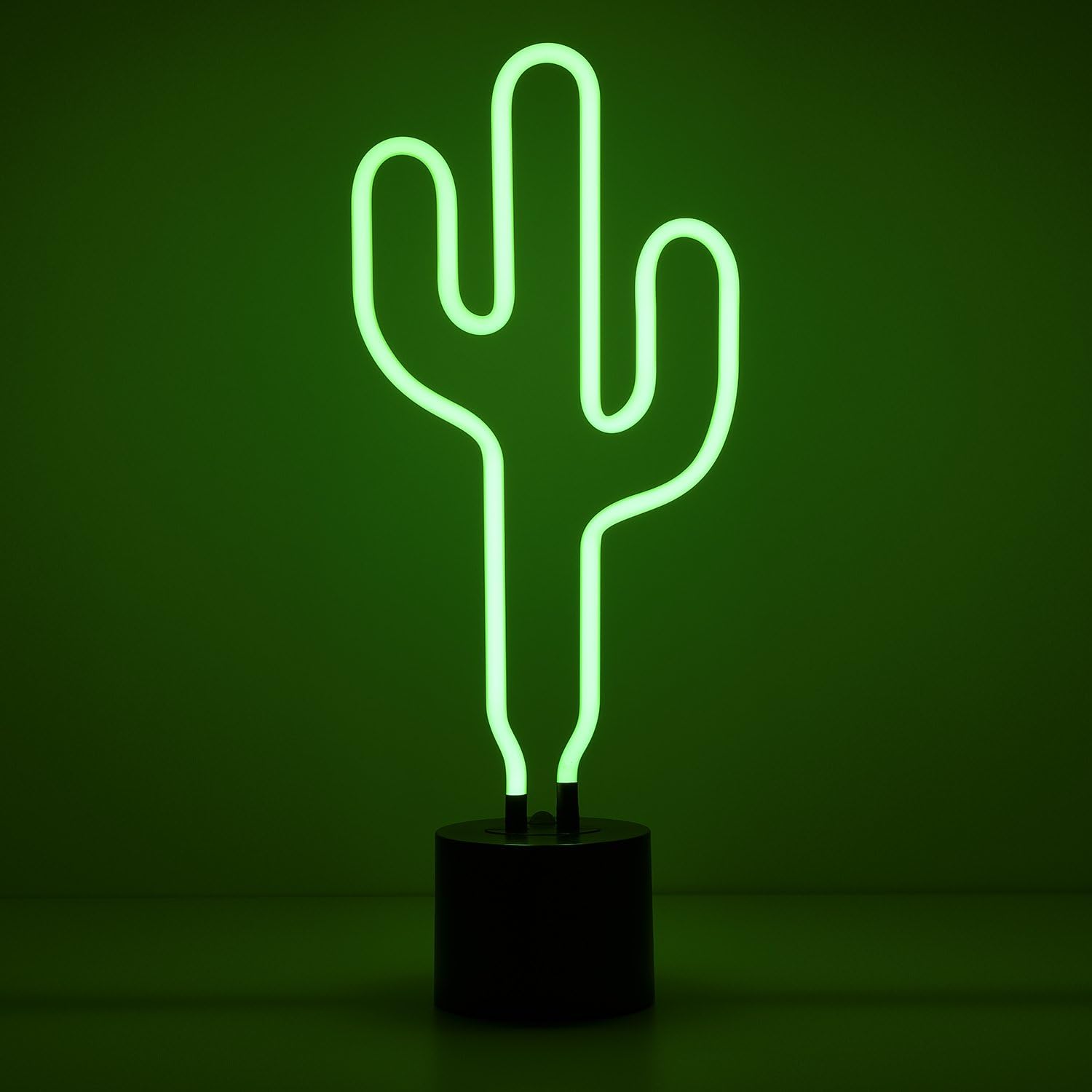 Bіg Sаlе Amped & Co Cactus Neon Desk Light, Real Neon, Green, Large 16.5 x 7 inches, Home Decor Signs For Unique Rooms