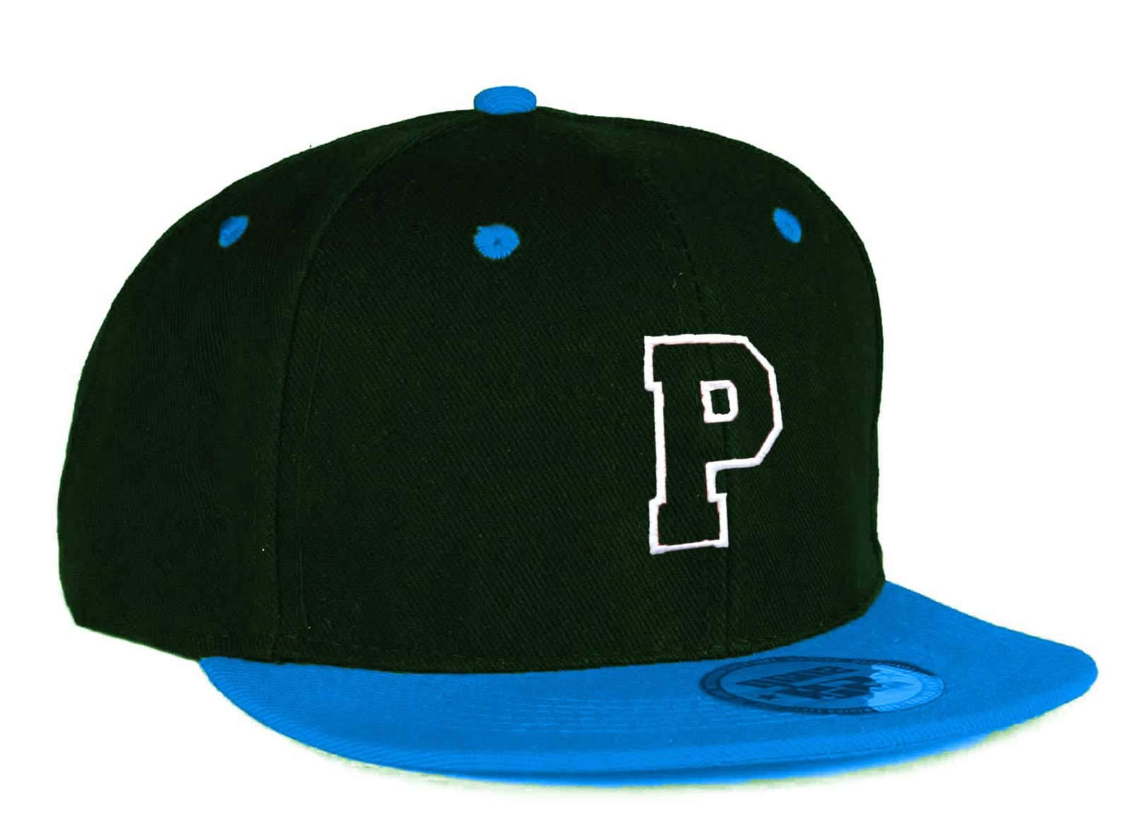 Mfaz Morefaz Ltd Boys P Kids Adult Size Hats Snapback Blue Flat Eak Hat Girl Casual Baseball Ca A-Z Alphabet (, Adult)