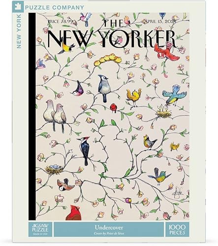 Miniatura 12 de New York Puzzle Company - New Yorker Cat's Eye View - Rompecabezas de 1000 piezas para noches de juego familiares por Jean-Jacques Sempé Vista