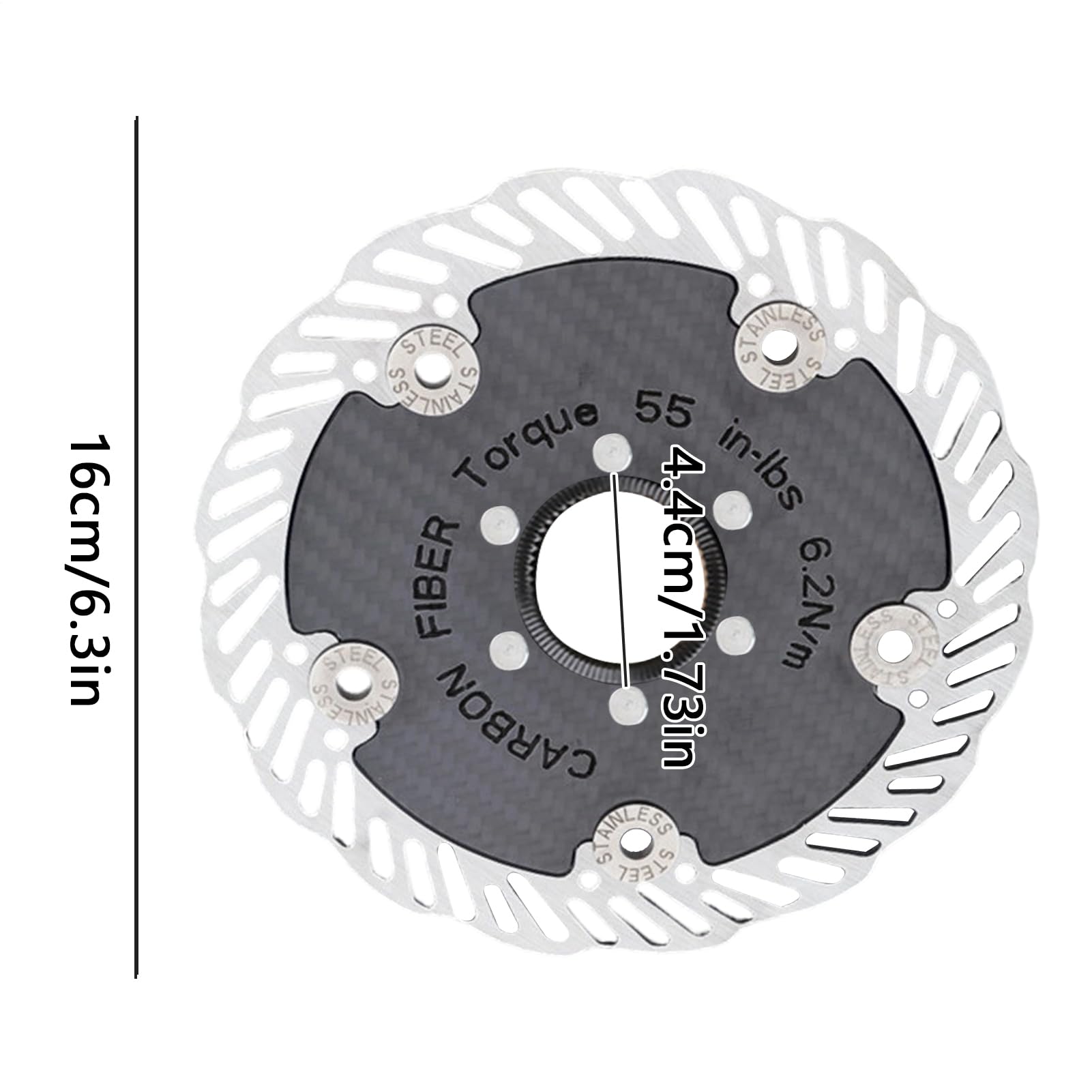 Disco de Freno para Bicicleta Fibra De Carbono Ultra Delgada | Rotor De Freno De Disco Para Bicicleta Para Hombres, Mujeres, Aficionados, Ciclistas, Atletas, Familia, Amigos, Viajes Y