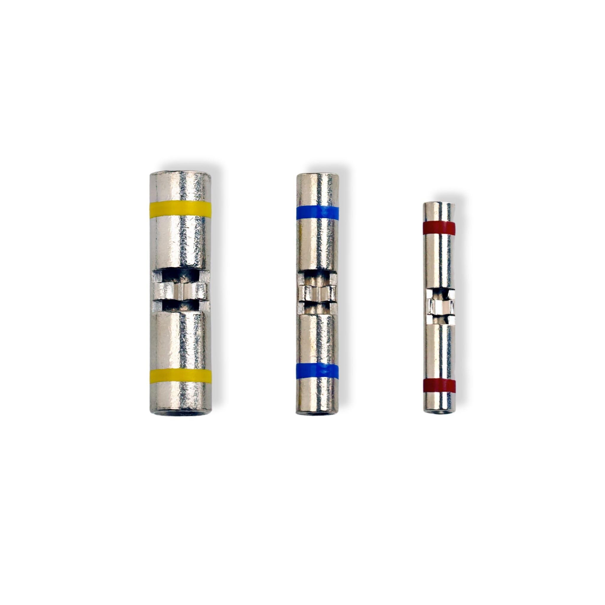 Conector de acoplamiento termorretráctil serie D-436 (MIL81824/compatible), incluye 200 conectores de empalme de cobre y tubos termorretráctiles de PVDF, conectores de aislamiento impermeables