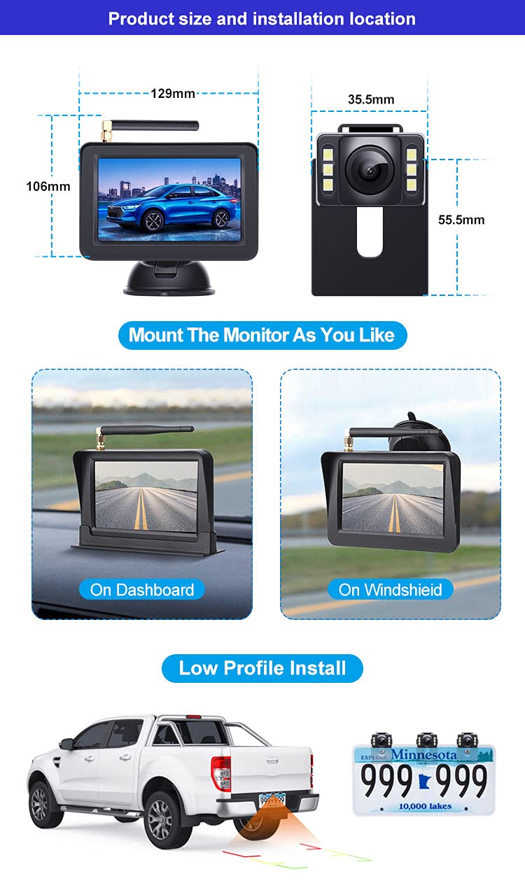 Achteruitrijcamera systemen voor bestelwagens Achteruitrijcamera systemen voor bestelwagens