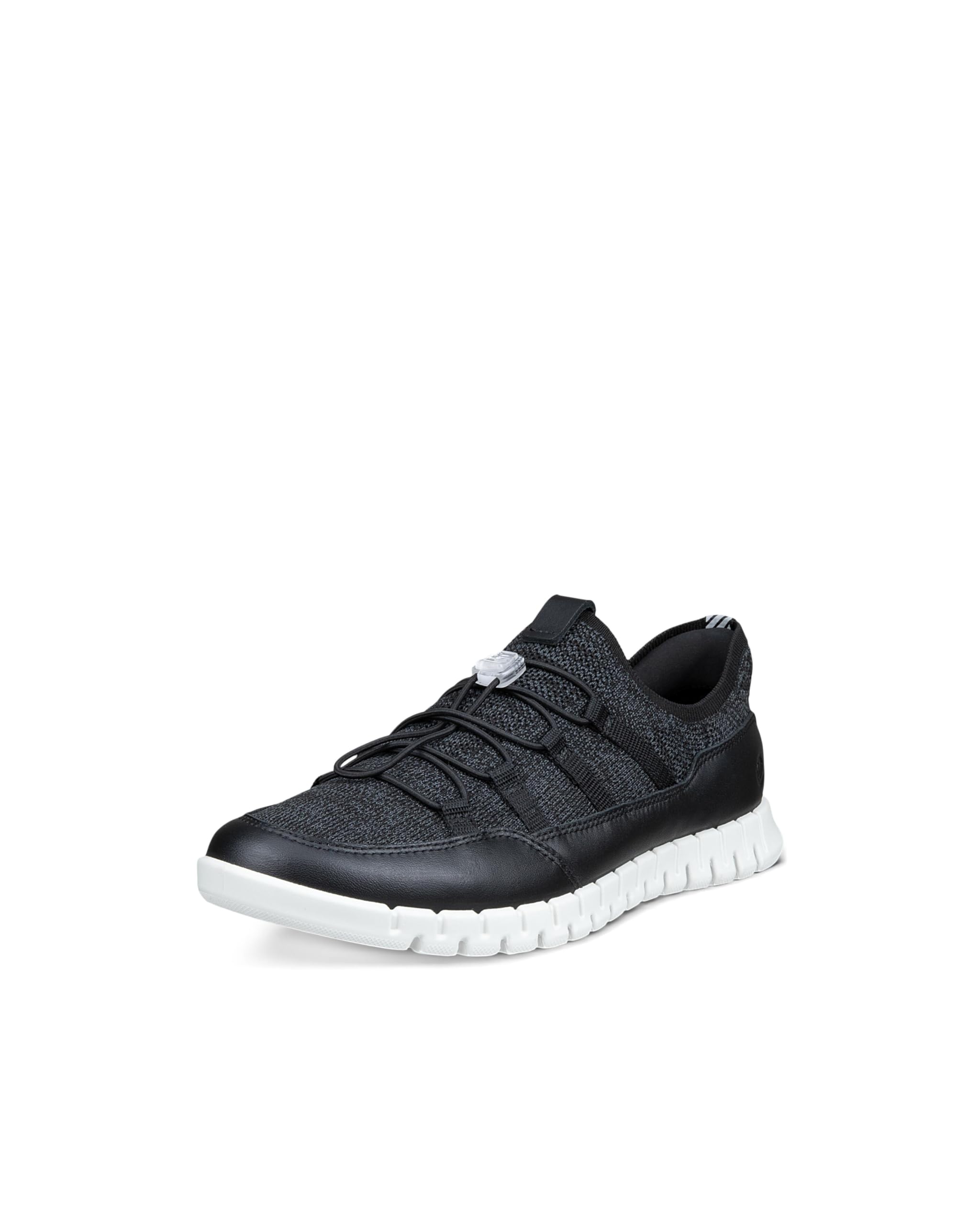 ECCO Women's Sneaker Gruuv LITE, Black/Magnet, 8.5