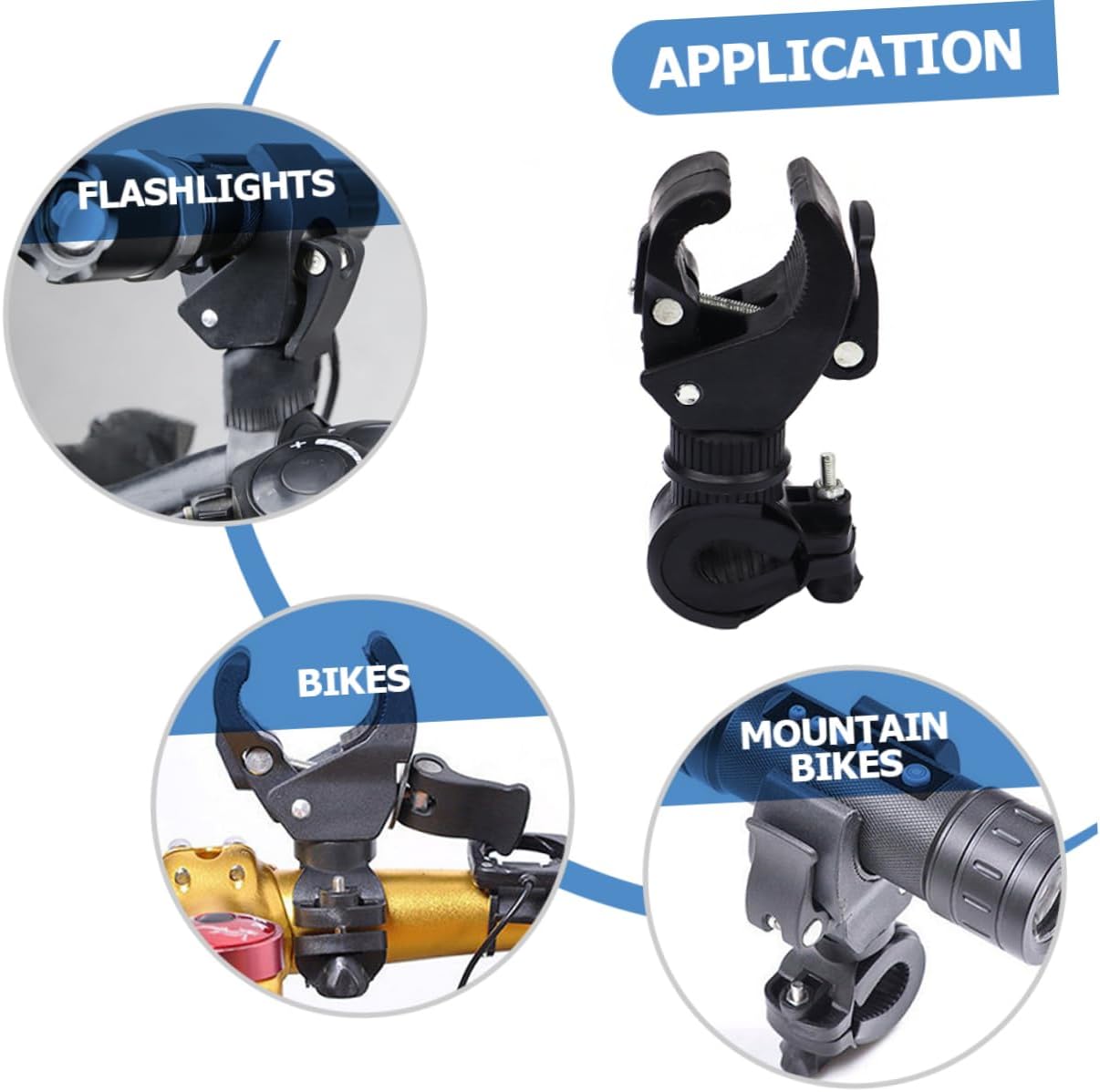 POPETPOP Bike Light Stand Bike Light Fixing Holder Maverick Accessories Outdoor Flashlight Bracket Bike image 3