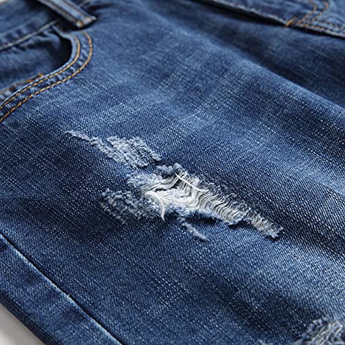 Nostalgic Summer High Loose Jeans Street Hole Pants Men's Retro Men's Pants 501 Shrink2