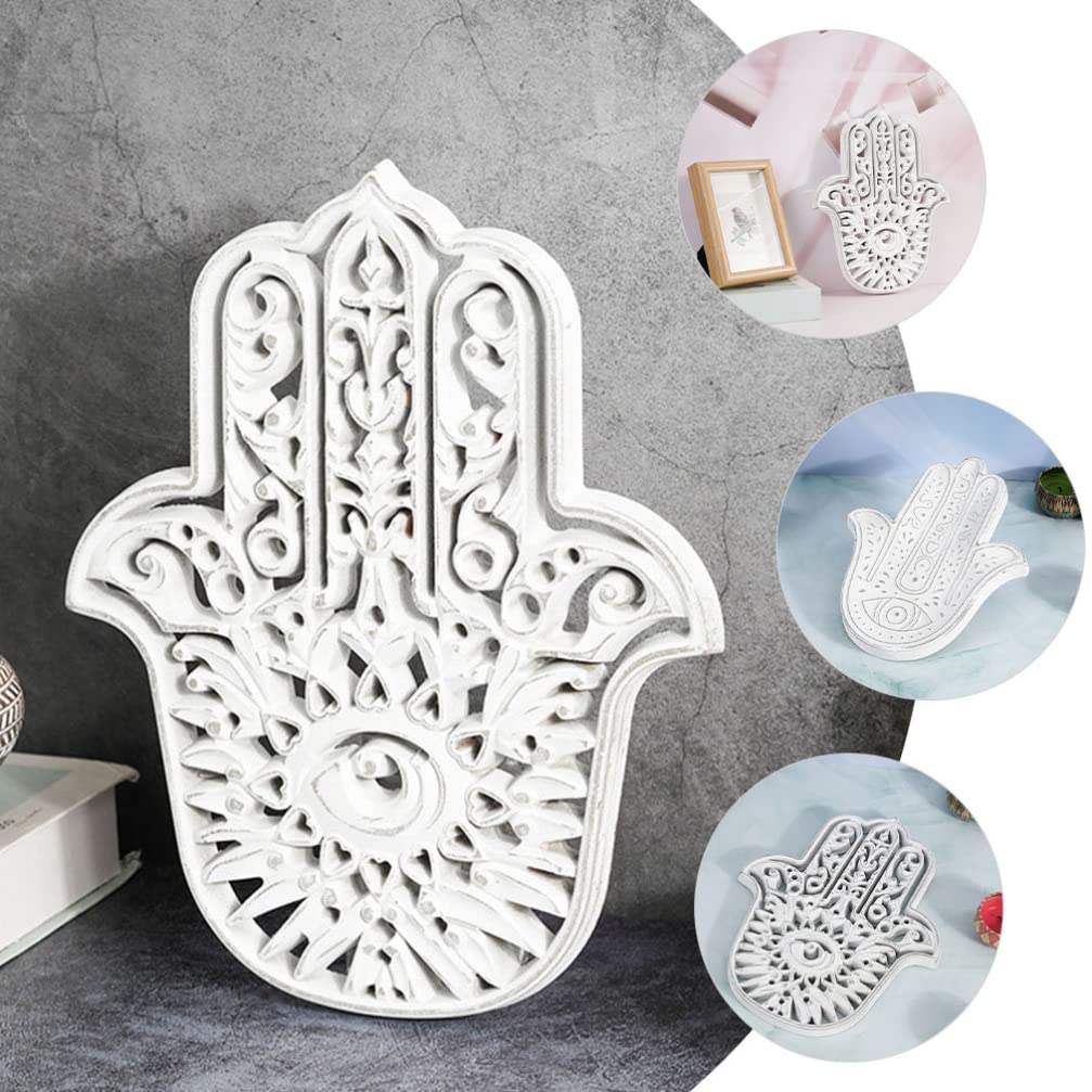 ファテマ ハムサ の手 壁掛け オーナメント 陶器 お守り　魔除け ファテマ ハムサ の手 壁掛け オーナメント 陶器 お守り 魔除け - メルカリ