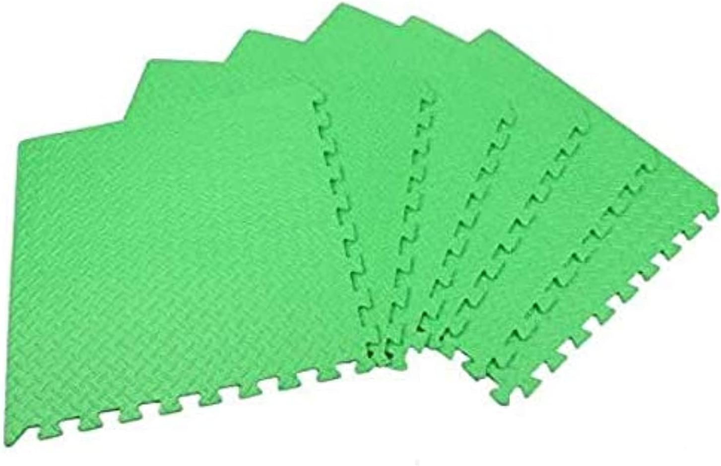 RBW TOYS Interlock RBW TOYS Foam Floor Mat 100cmx100cmx3cm Blue Color Plain Exercise Puzzle Mat for kids Activity. rbwtoy18807. (GREEN)
