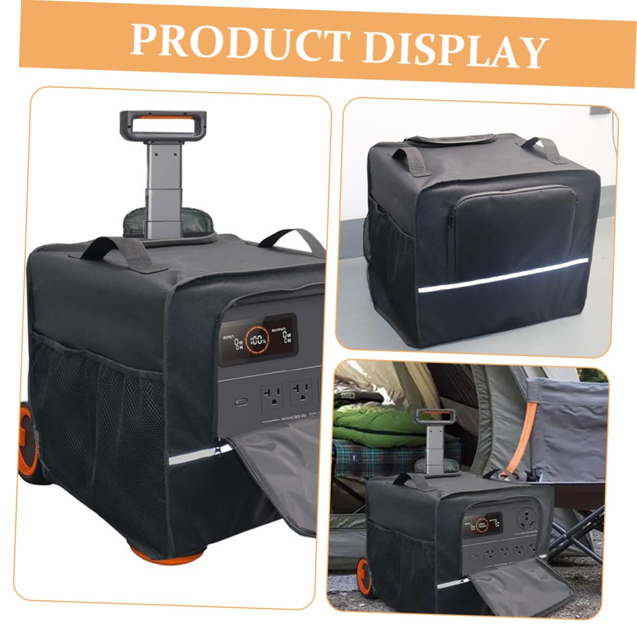 TOYANDONA Cubierta para Generador de Exterior Resistente Intemperie Cubierta Protectora para Generadores Portátiles para Almacenamiento al Aire y Protección Lluvia