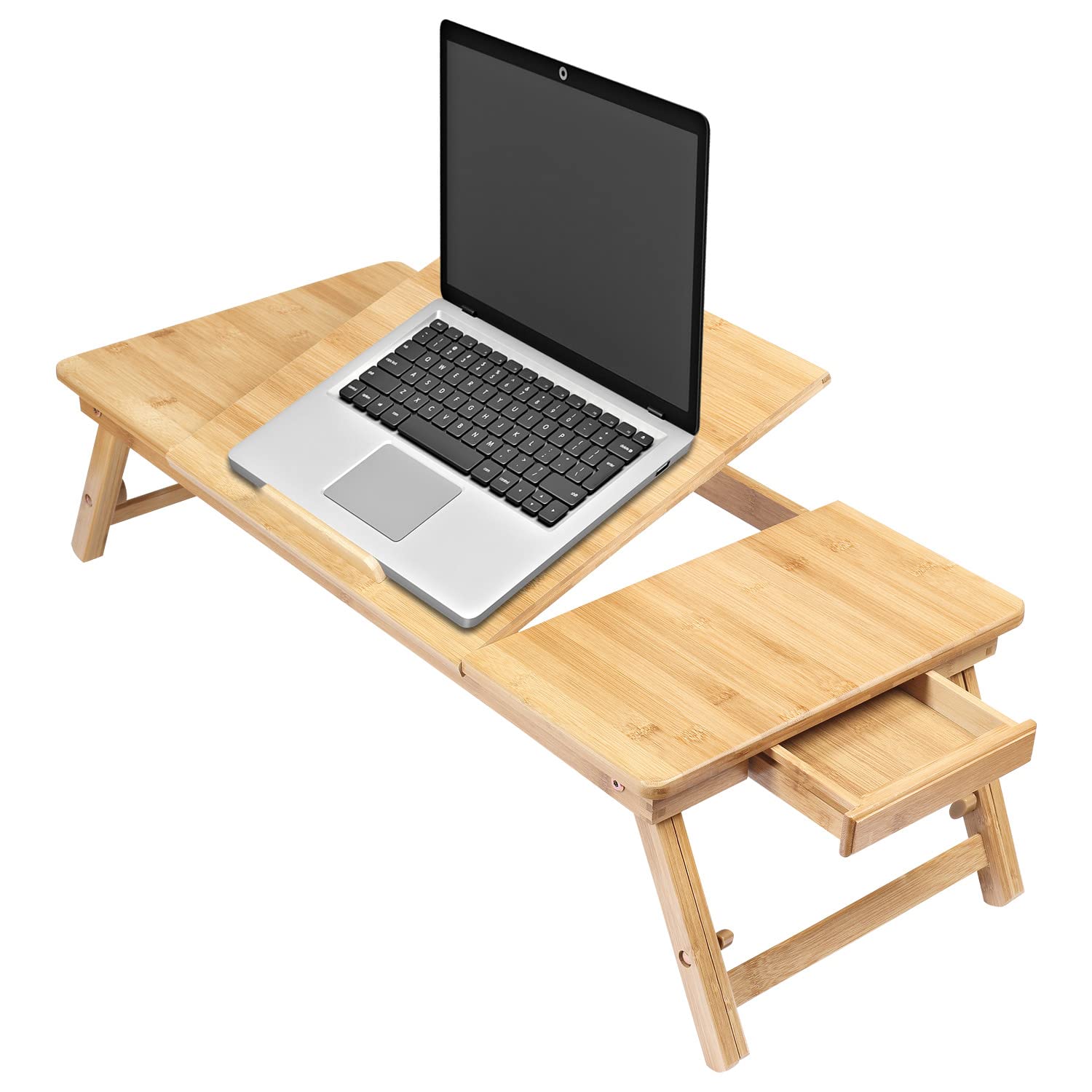 Folding Wooden Bed Tray, Laptop Table, Breakfast Tray, Folding Table, Mobile Office, Tray, Bed Table for Laptop, Serving Table, Desk for Eating, Reading, Working in Bed, Sofa Folding Wooden Bed Tray, Laptop Table, Breakfast Tray, Folding Table, Mobile Office, Tray, Bed Table for Laptop, Serving Table, Desk for Eating, Reading, Working in Bed, Sofa