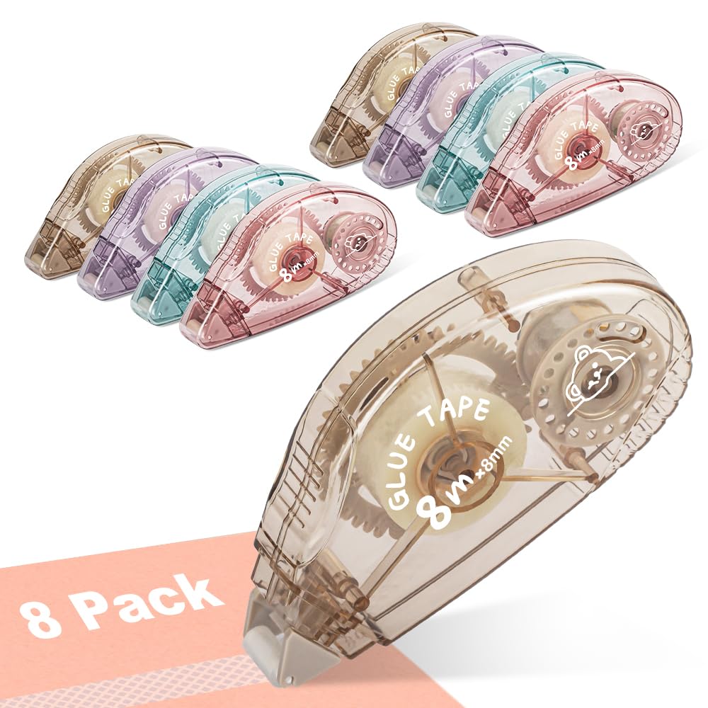 Prenesa 8 Pack Double Sided Tape Roller