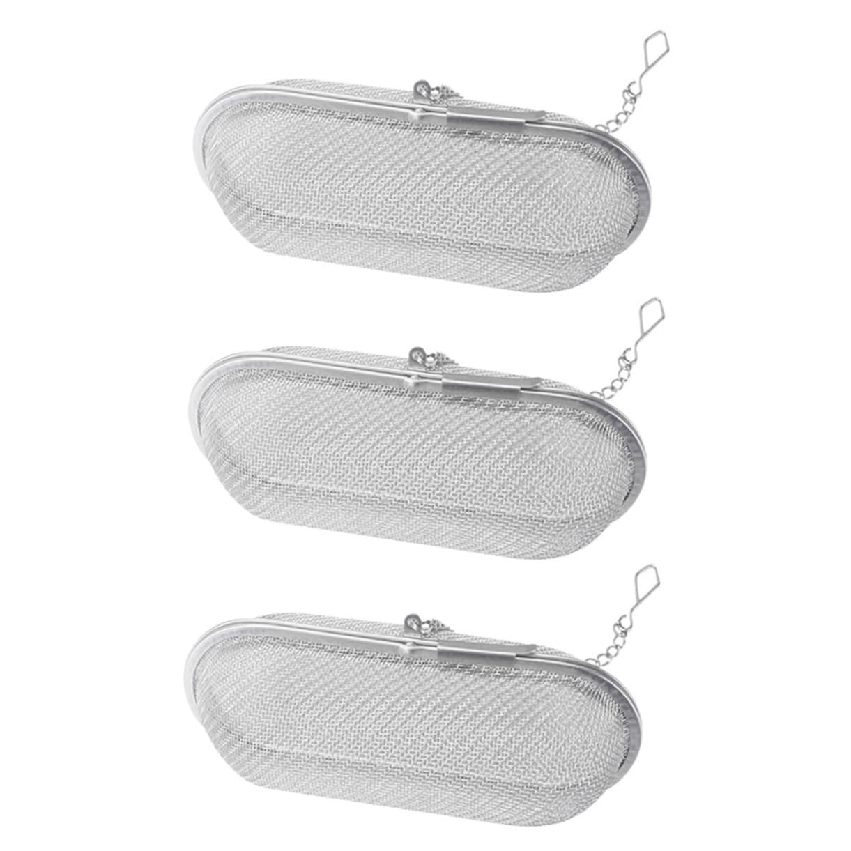FELTECHELECTR 3pcs Stainless Steel Tea Infusers for Loose Leaf Tea for Efficient Brewing