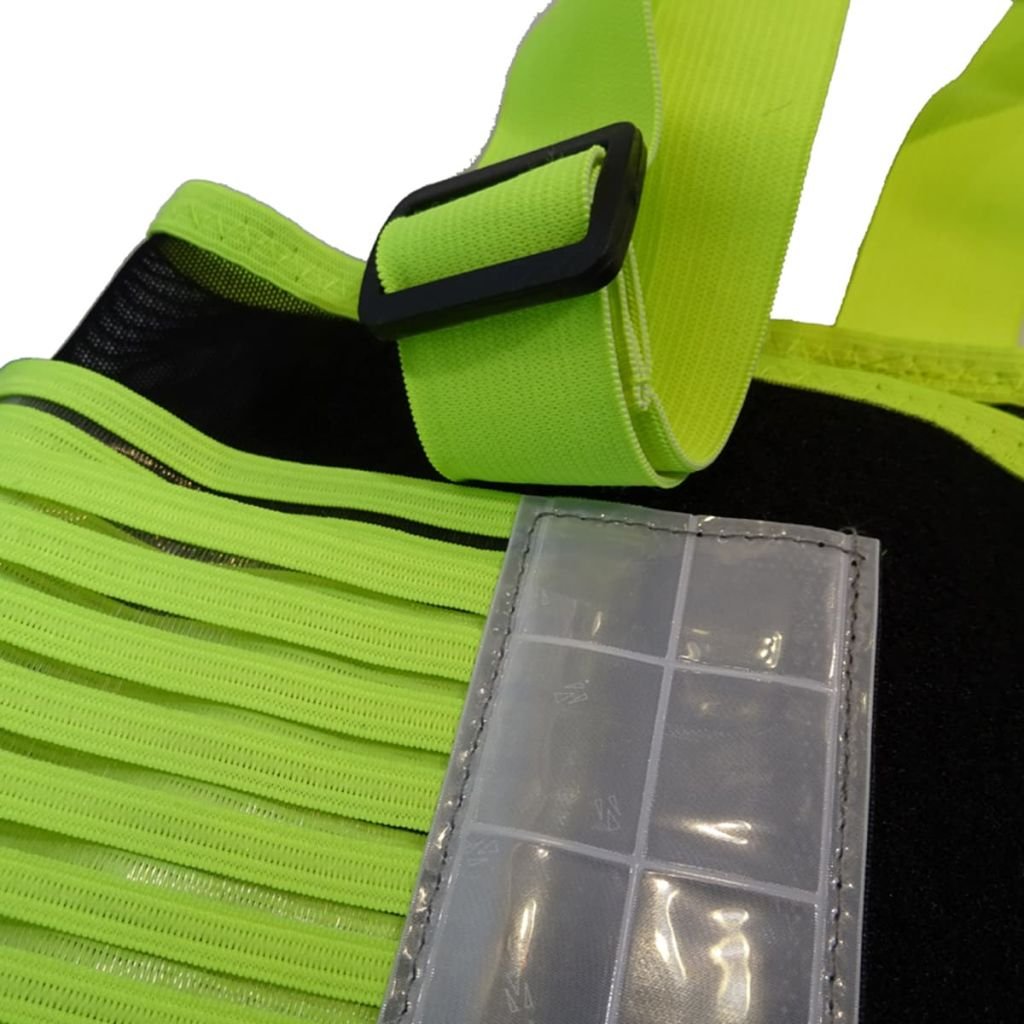 Toolpack Faja Lumbar Reflectante Espalda Neón Luz Equipo Protección Cinturón