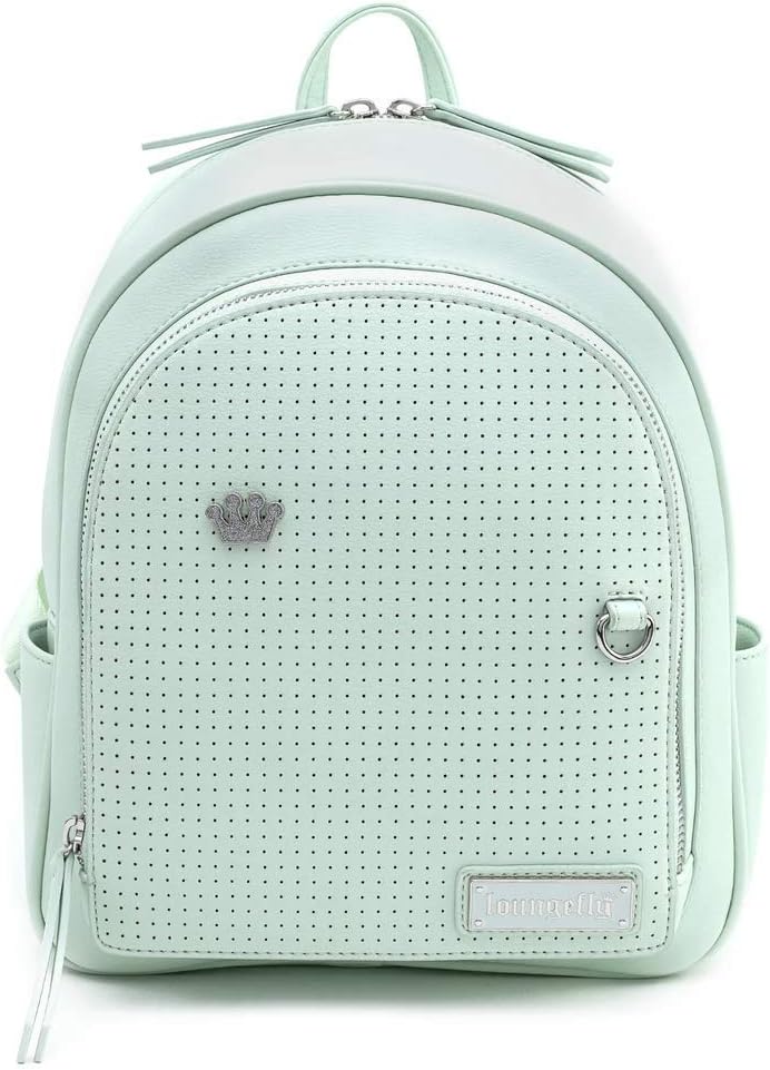 Loungefly Mint Pin Trader Faux-Leather Mini Backpack